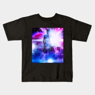 Time and space the 10th Doctor and Daleks Kids T-Shirt